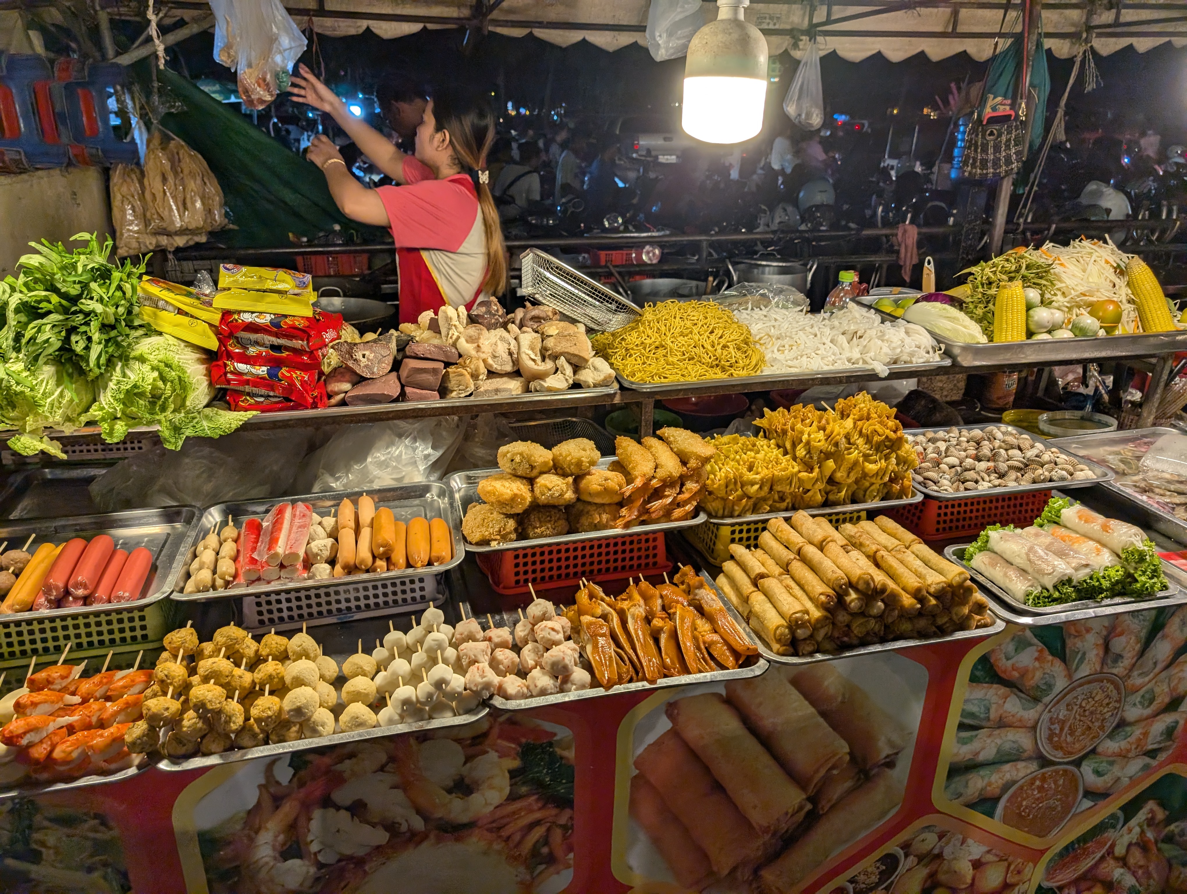 Local handicrafts and souvenirs on display